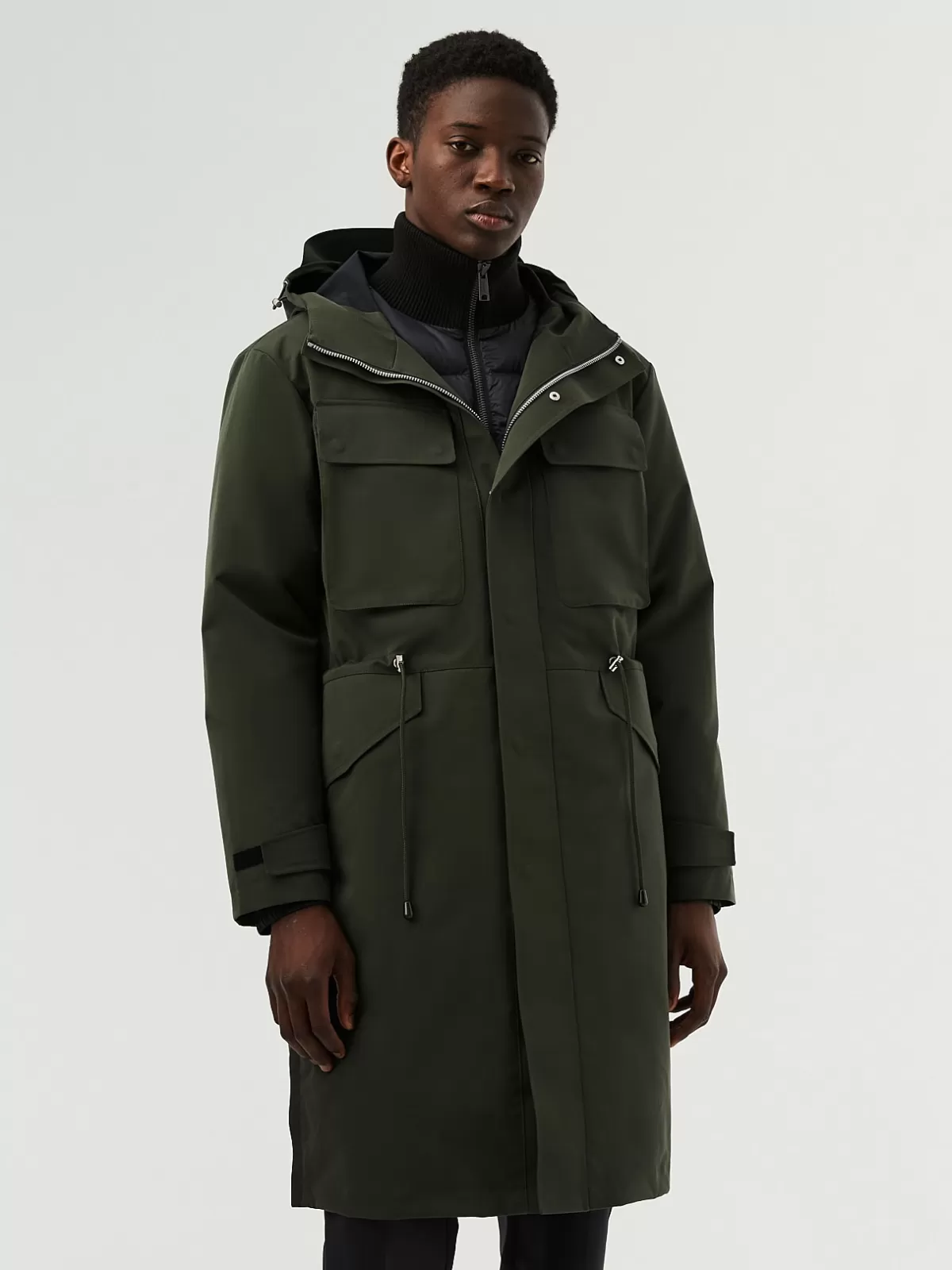 Outlet AlphaTauri 3-In-1 Parka Dark Green