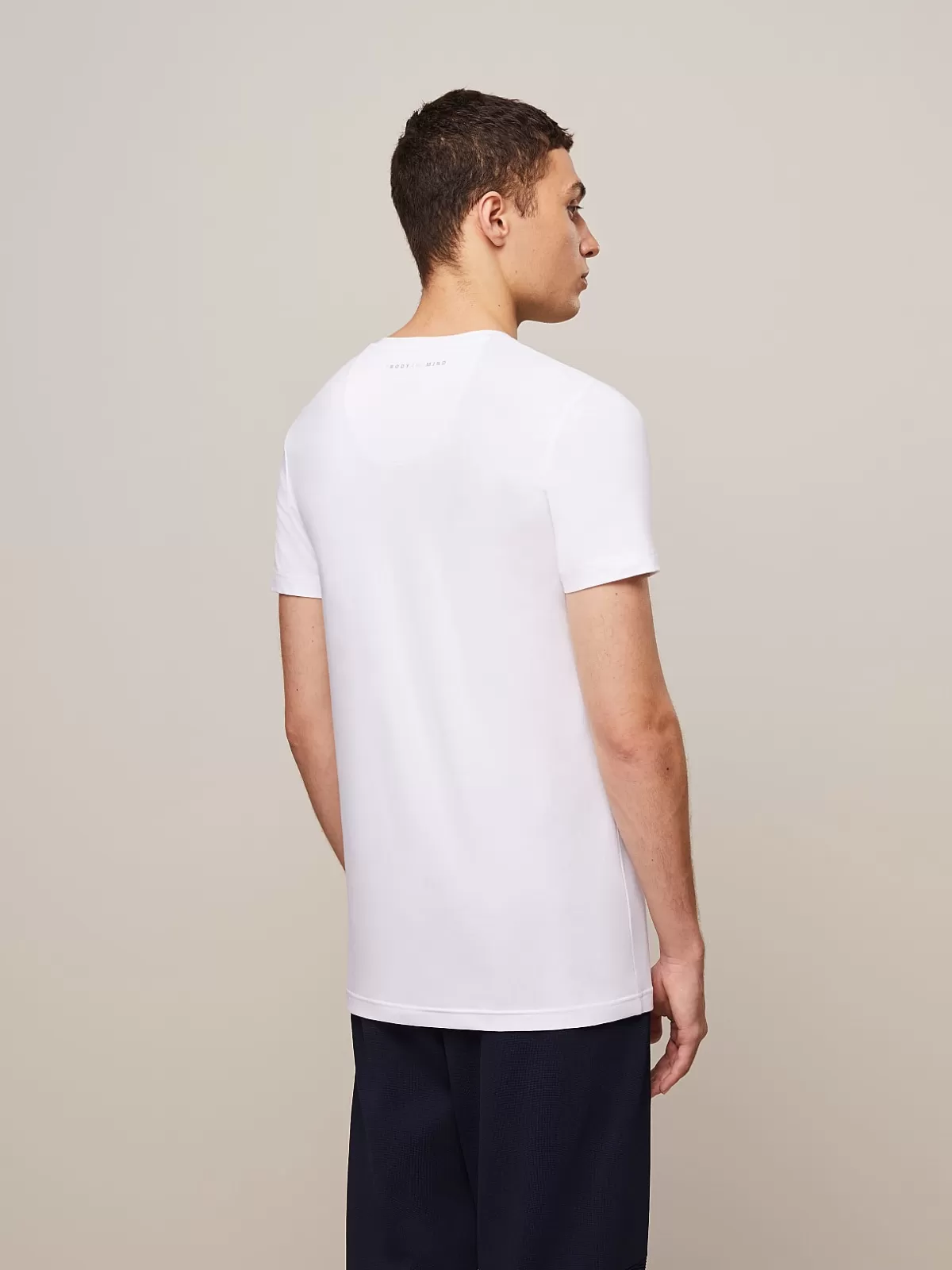 Outlet AlphaTauri Classic Taurex® V-Neck T-Shirt White