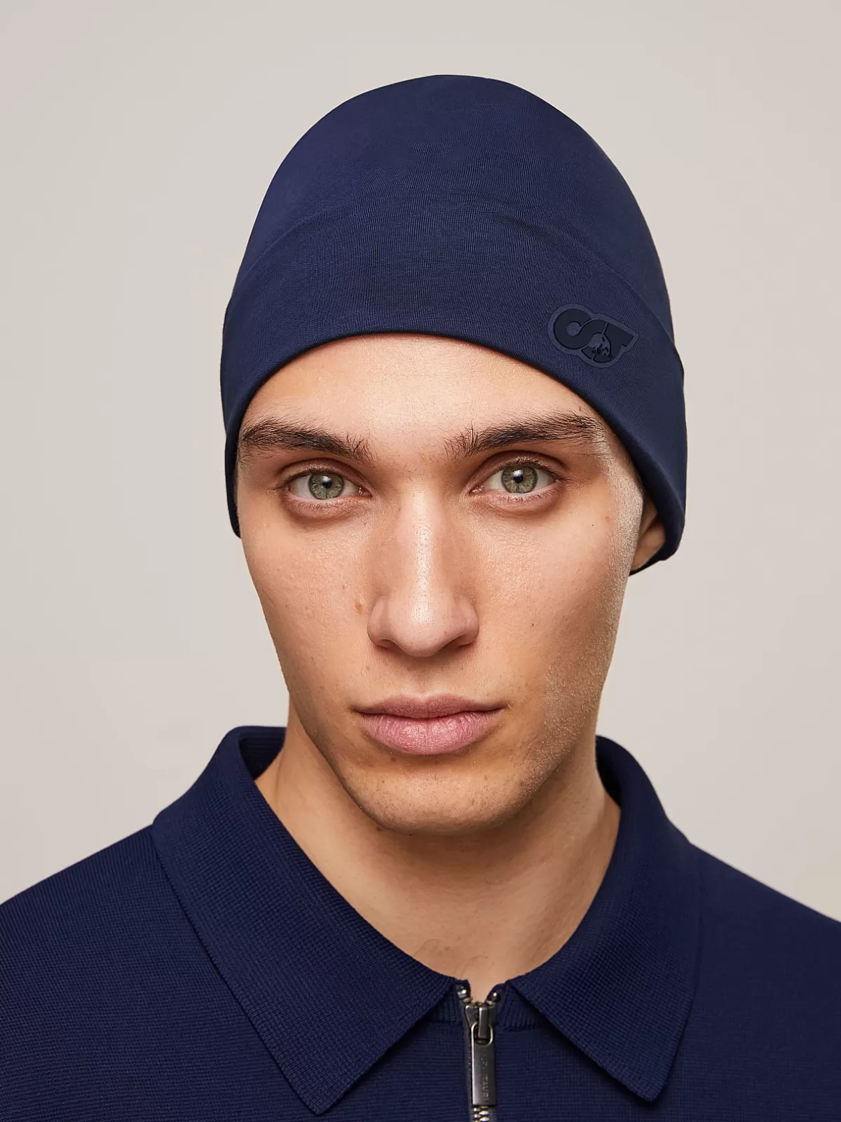 Cheap AlphaTauri Cotton Beanie Navy