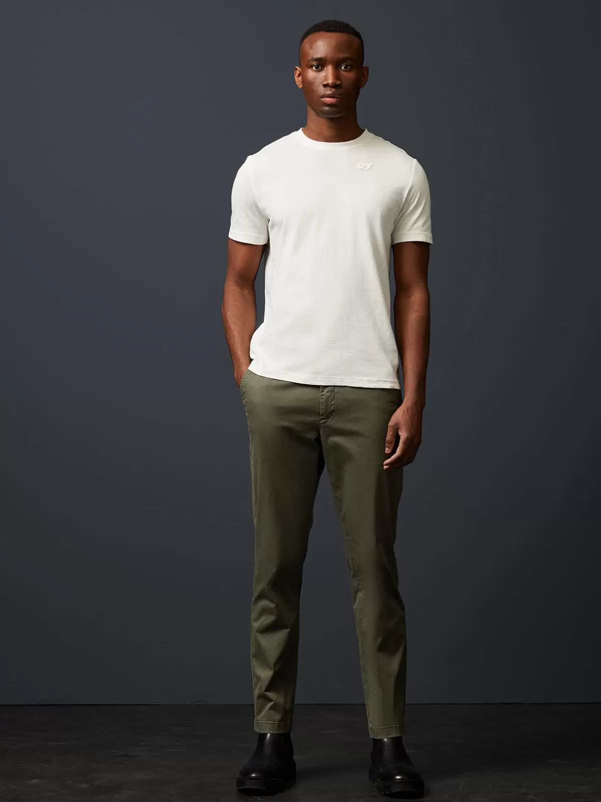 Outlet AlphaTauri Cotton Chino Green