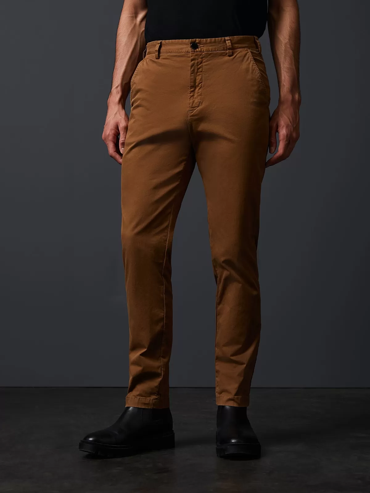 Cheap AlphaTauri Cotton Chino Gold