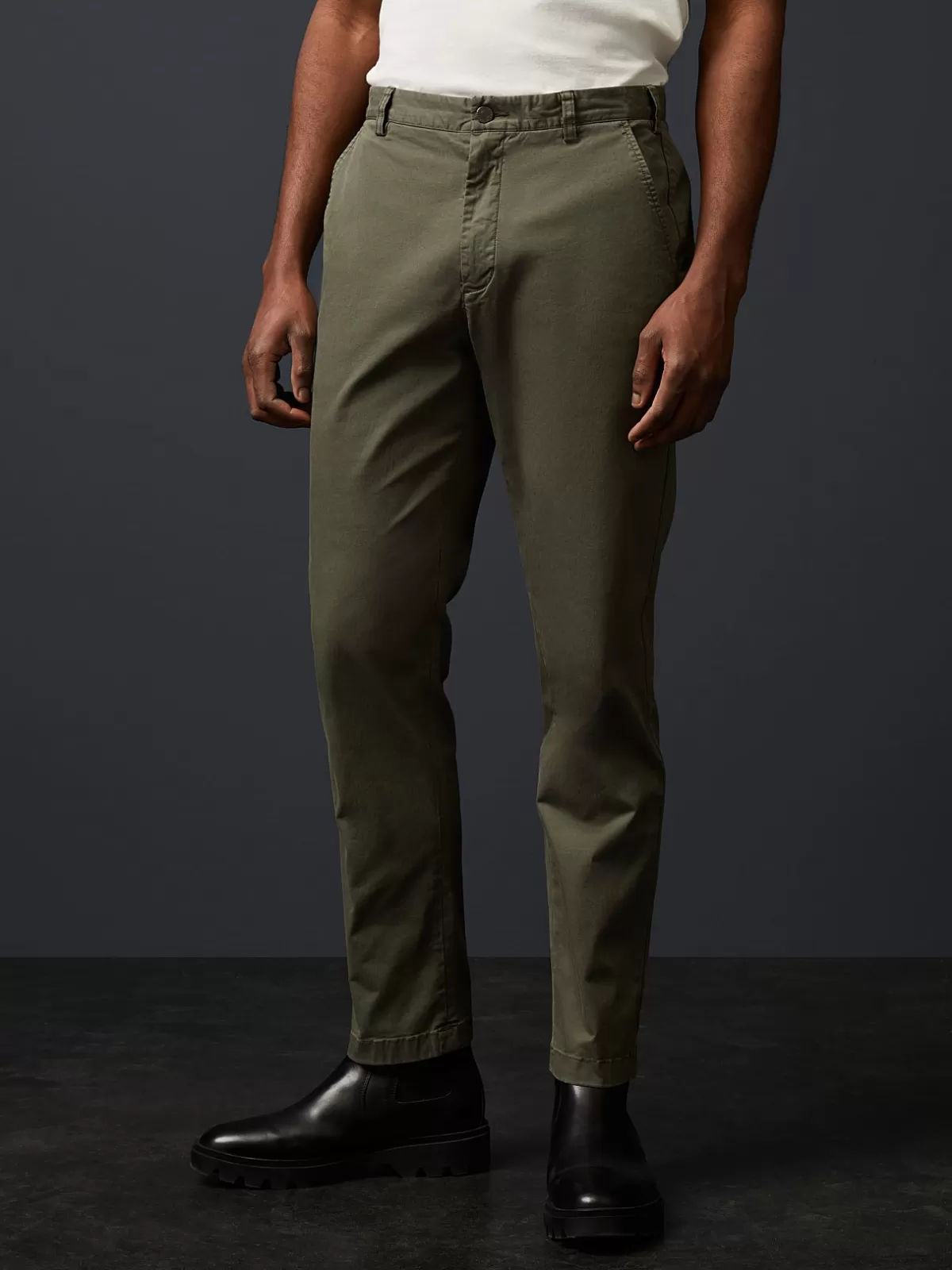 Outlet AlphaTauri Cotton Chino Green