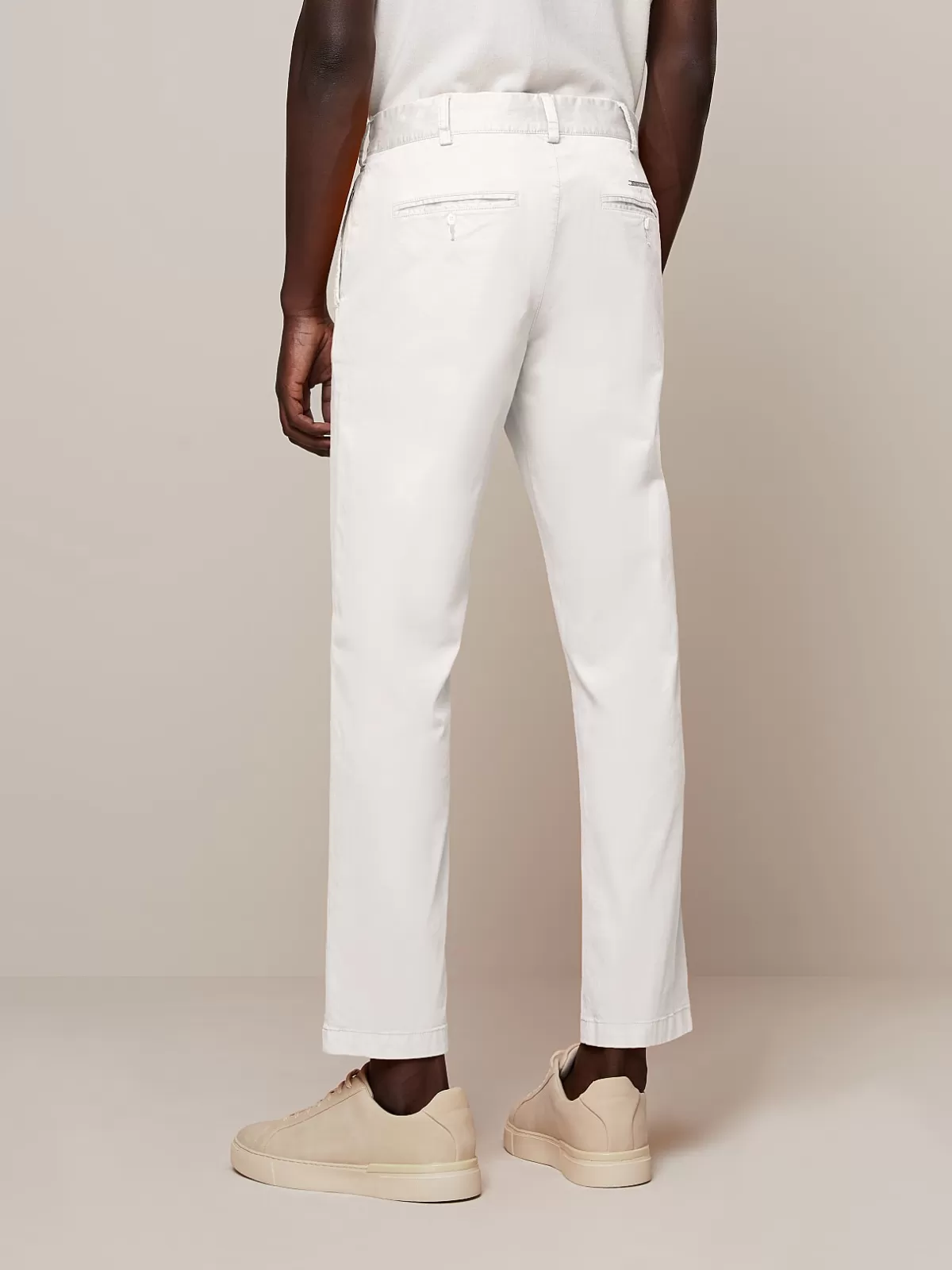 Sale AlphaTauri Cotton Chino Pants Off White