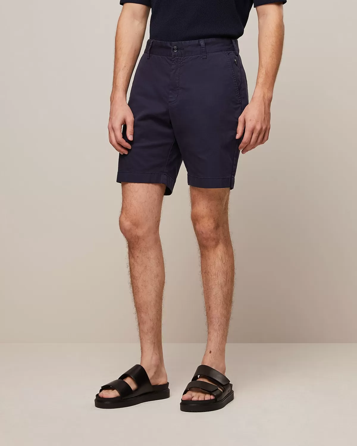 Best AlphaTauri Cotton Chino Shorts Navy