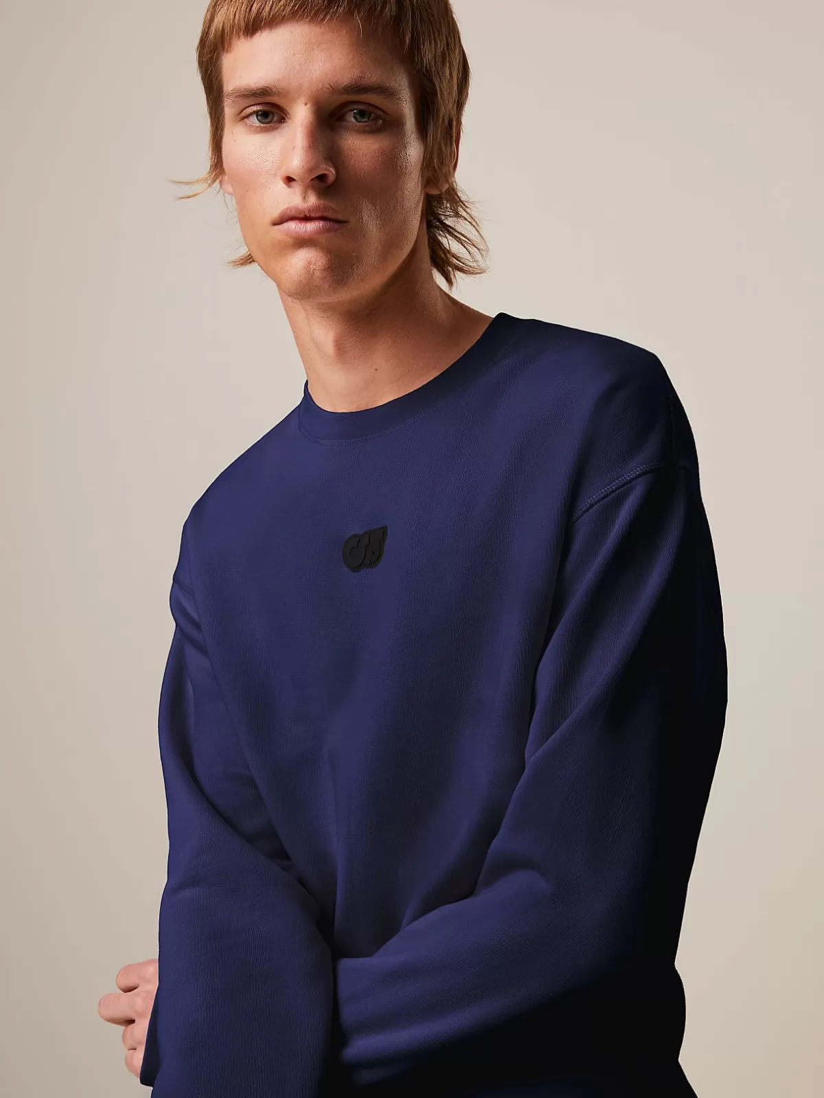 Clearance AlphaTauri Cotton Sweatshirt Navy