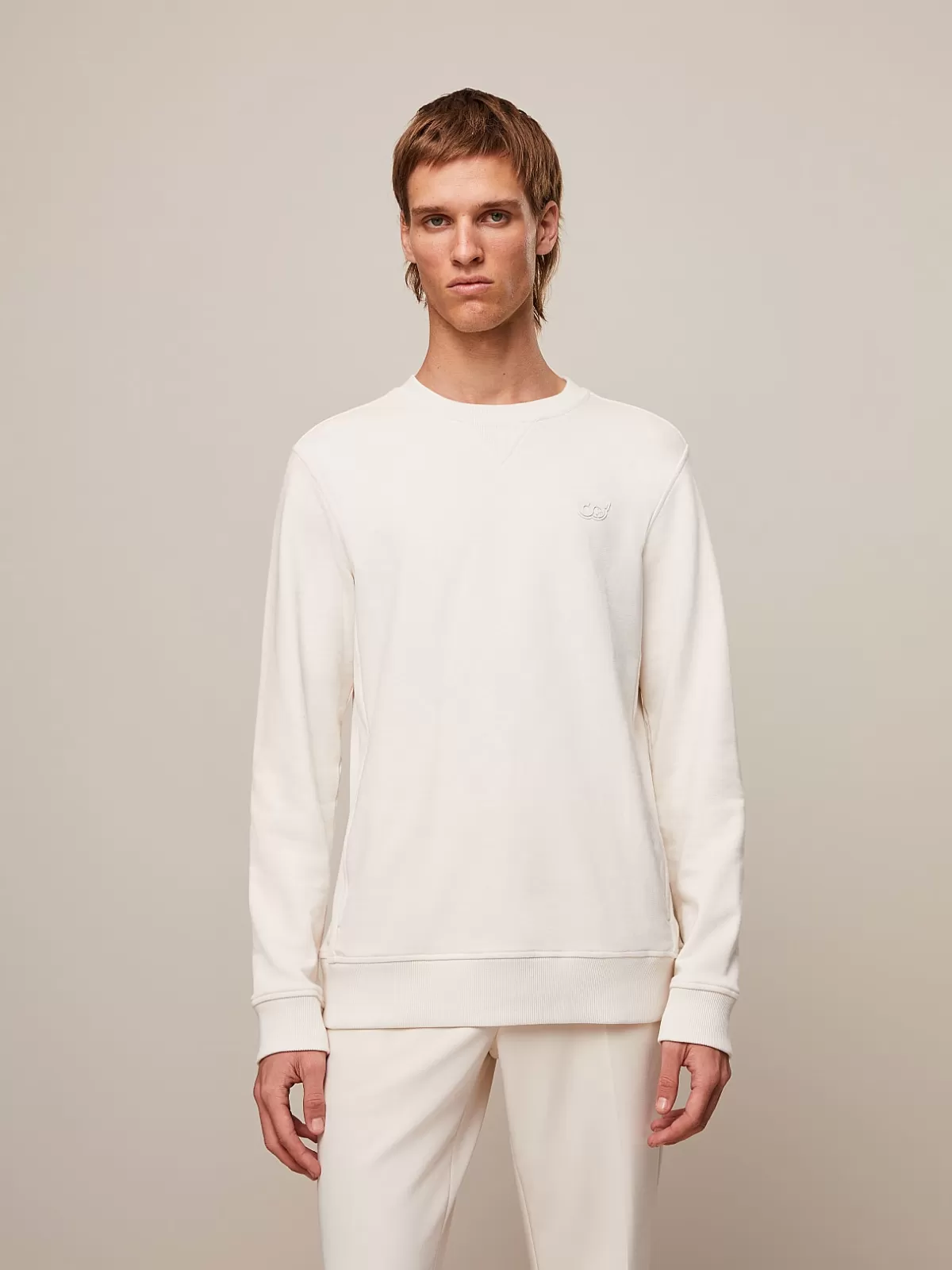 Discount AlphaTauri Crewneck Sweatshirt Off White