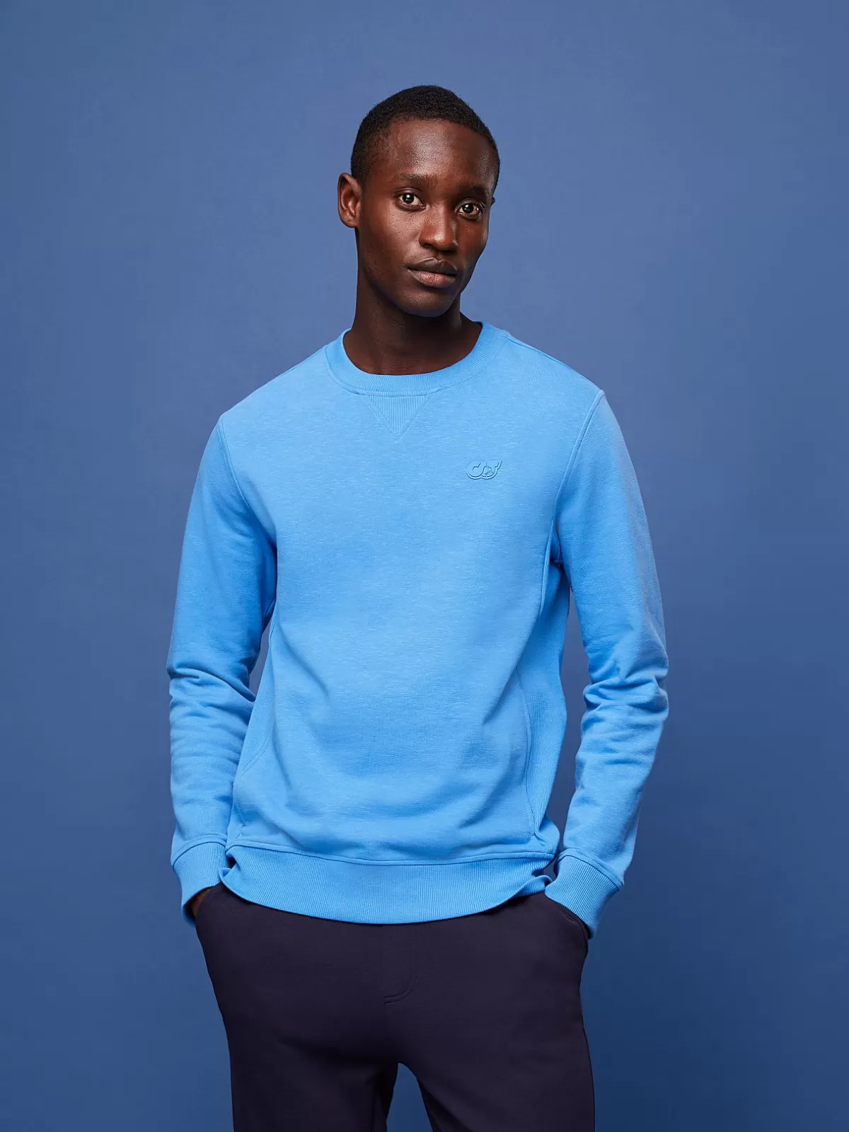 Cheap AlphaTauri Crewneck Sweatshirt Sky Blue