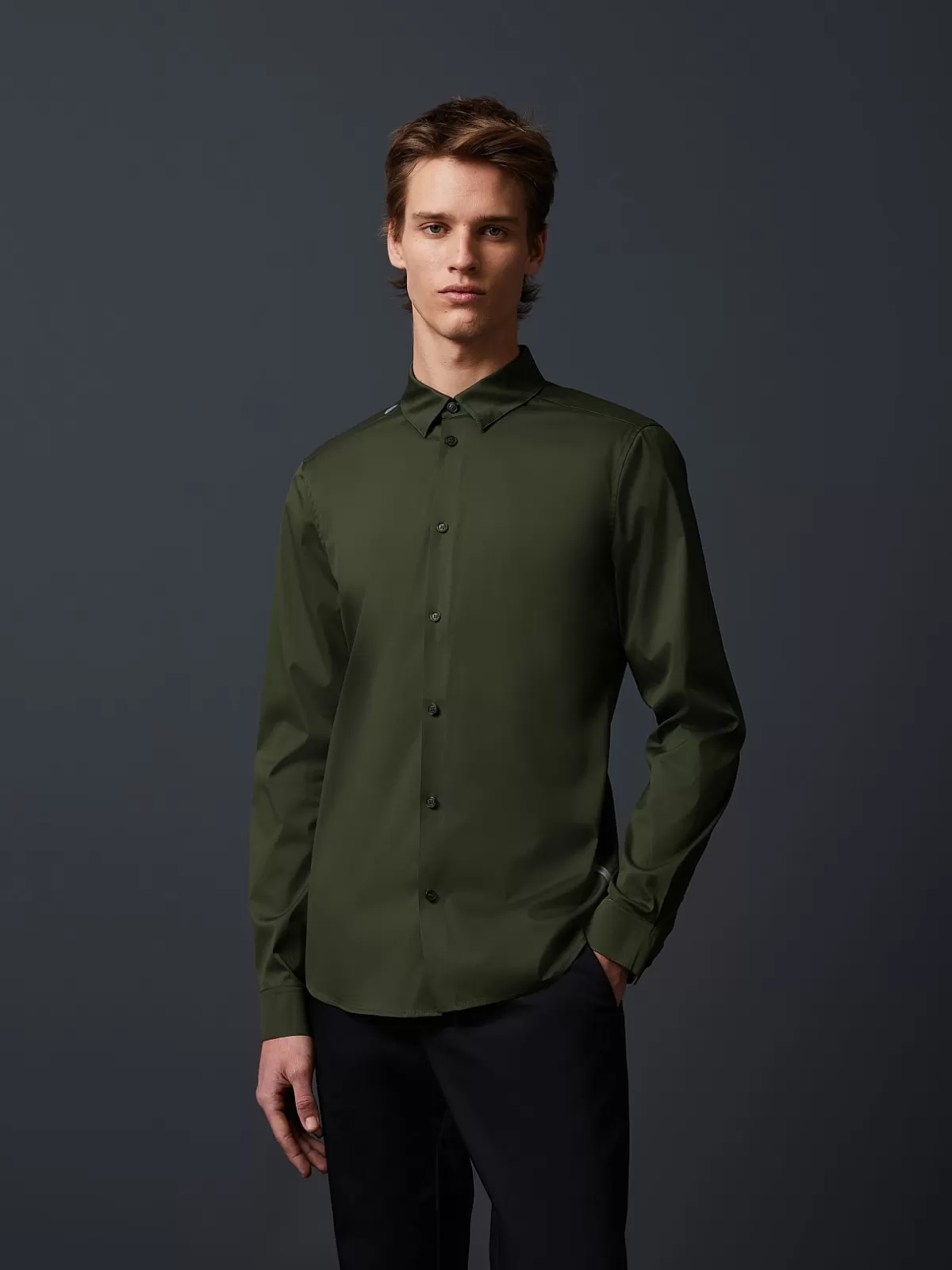 Online AlphaTauri Easy Care Shirt Green