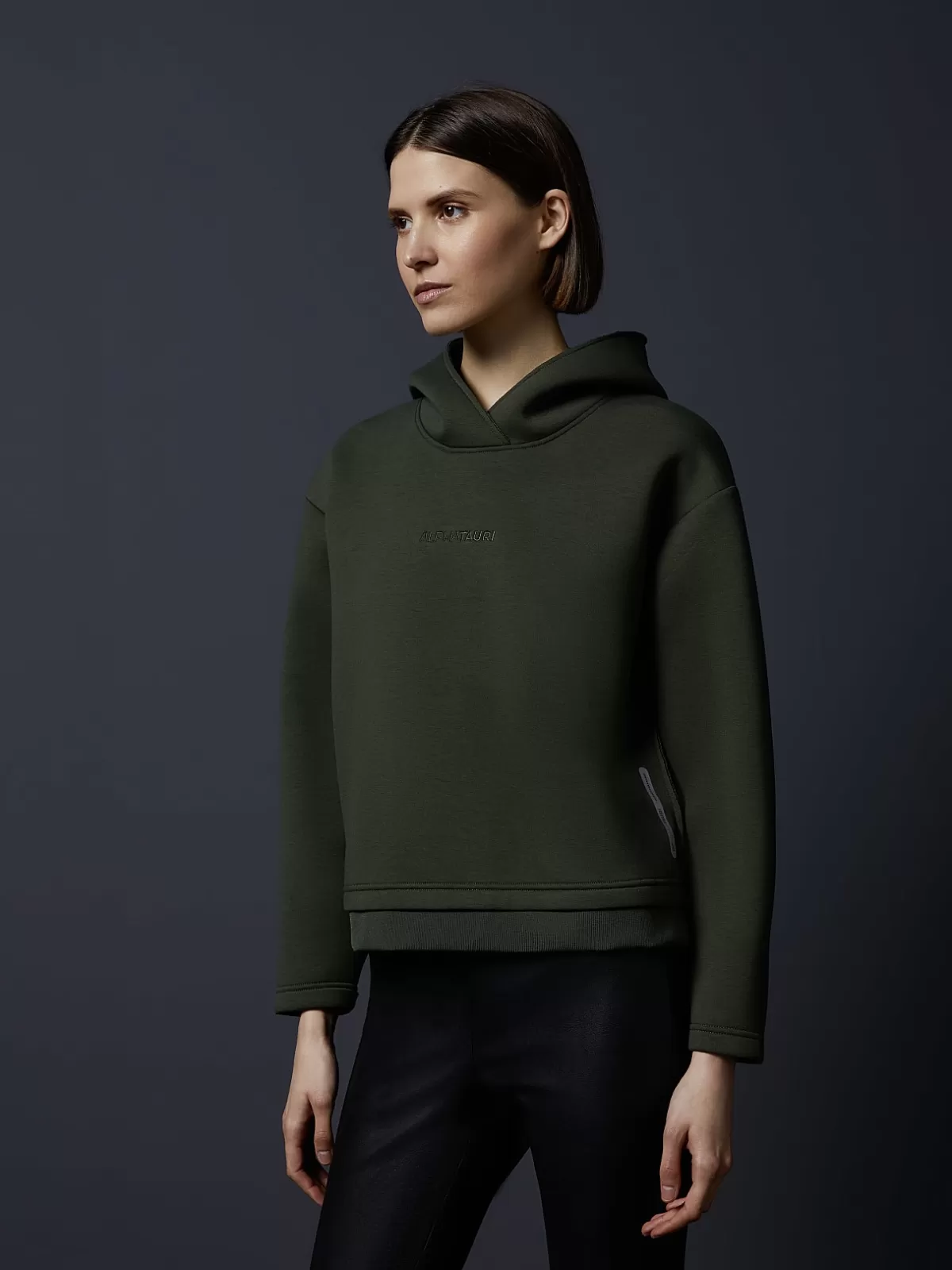 Fashion AlphaTauri Easy-Care Hoodie Green