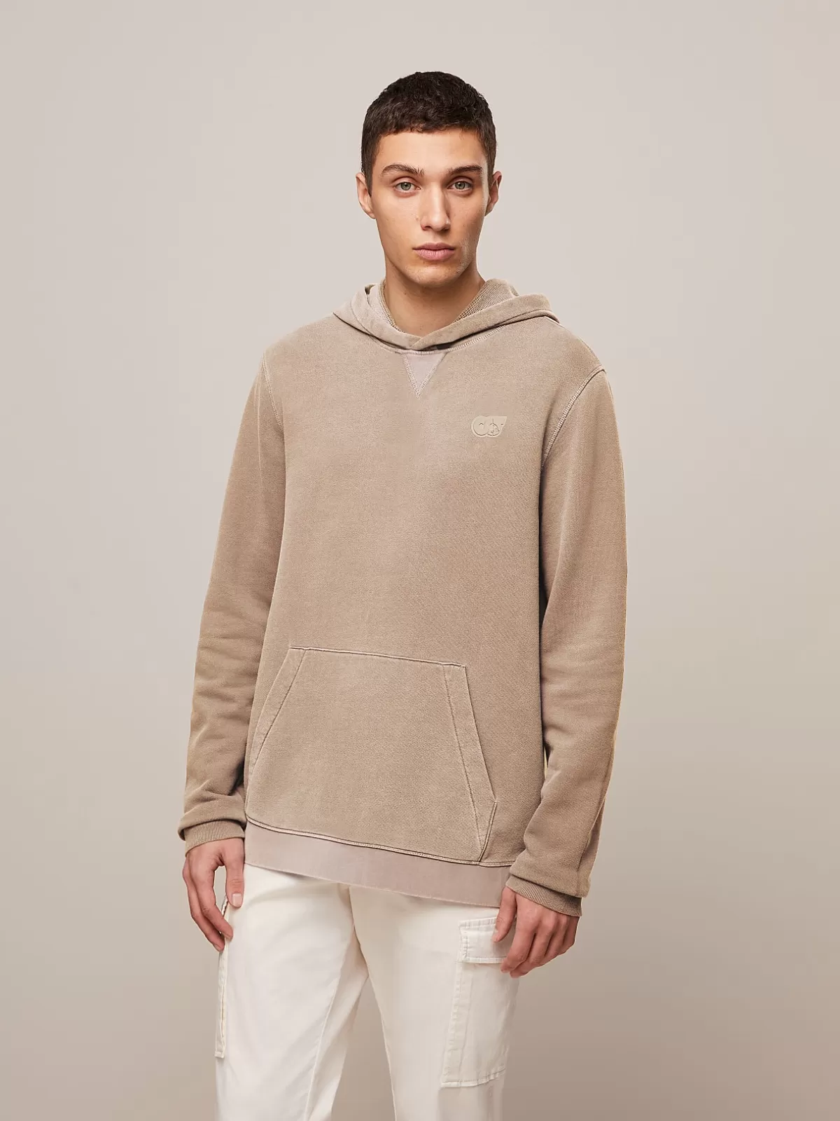 Fashion AlphaTauri Garment-Dyed Cotton Hoodie Sand