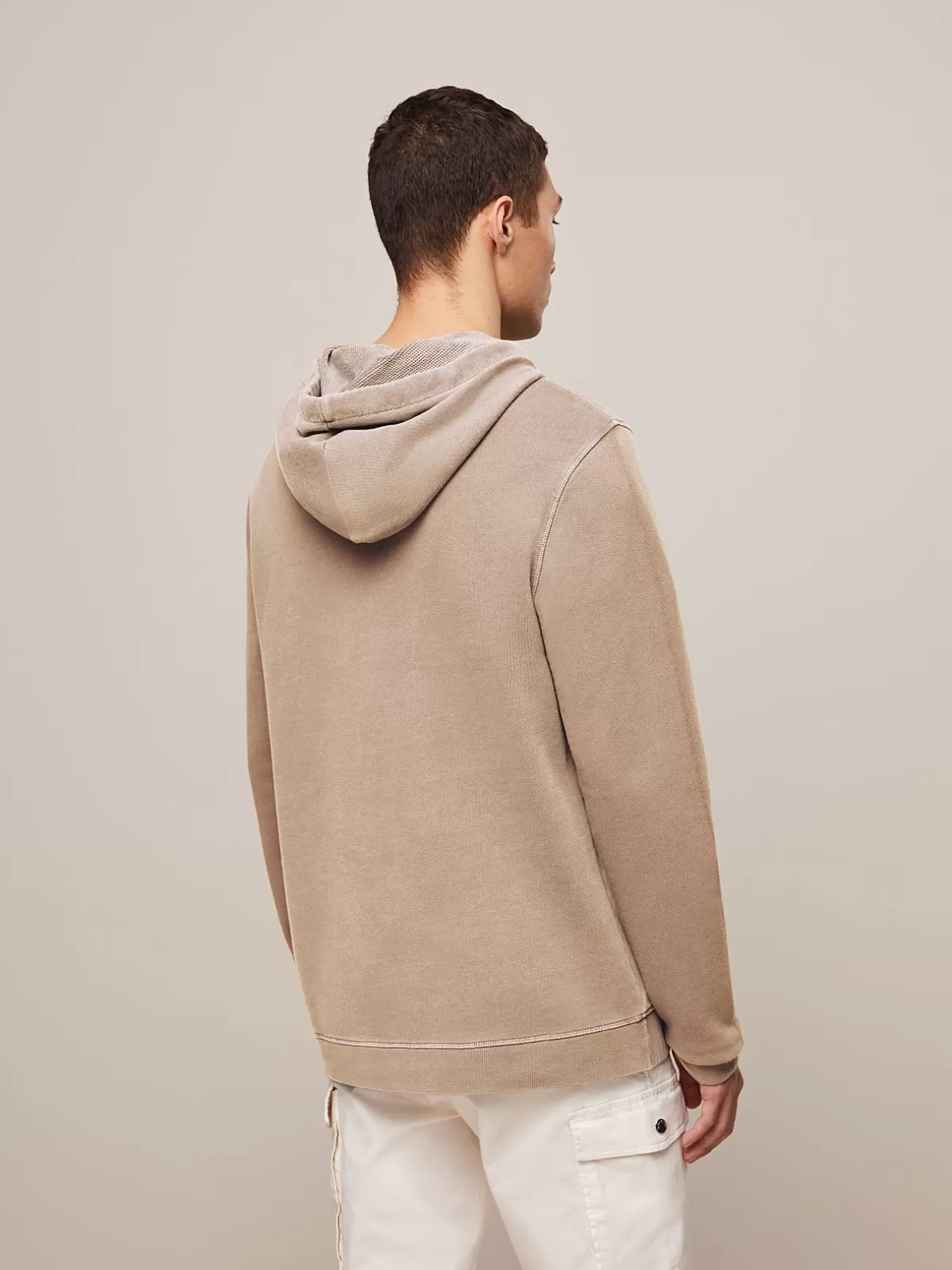 Fashion AlphaTauri Garment-Dyed Cotton Hoodie Sand