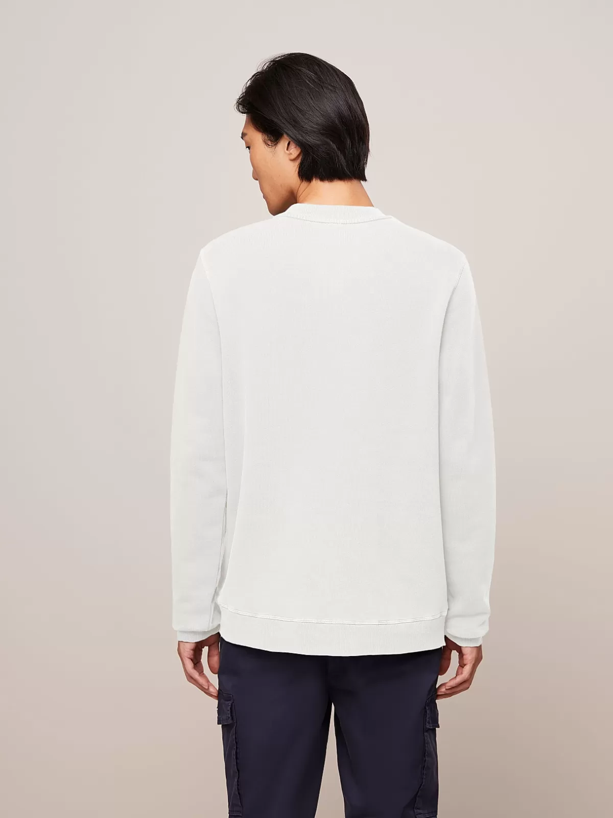 Cheap AlphaTauri Garment-Dyed Cotton Sweatshirt Ivory