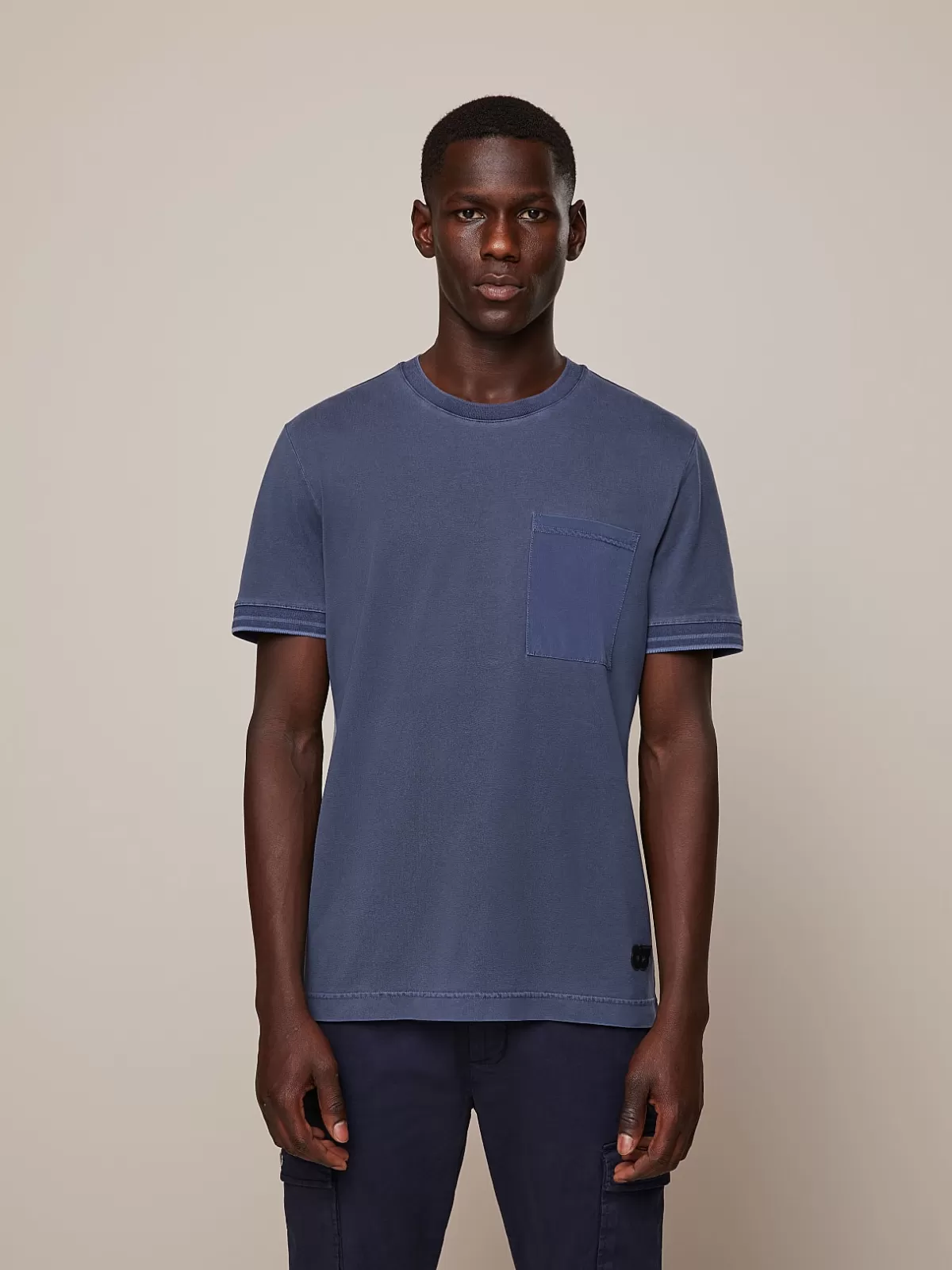 Flash Sale AlphaTauri Garment-Dyed Cotton T-Shirt Navy