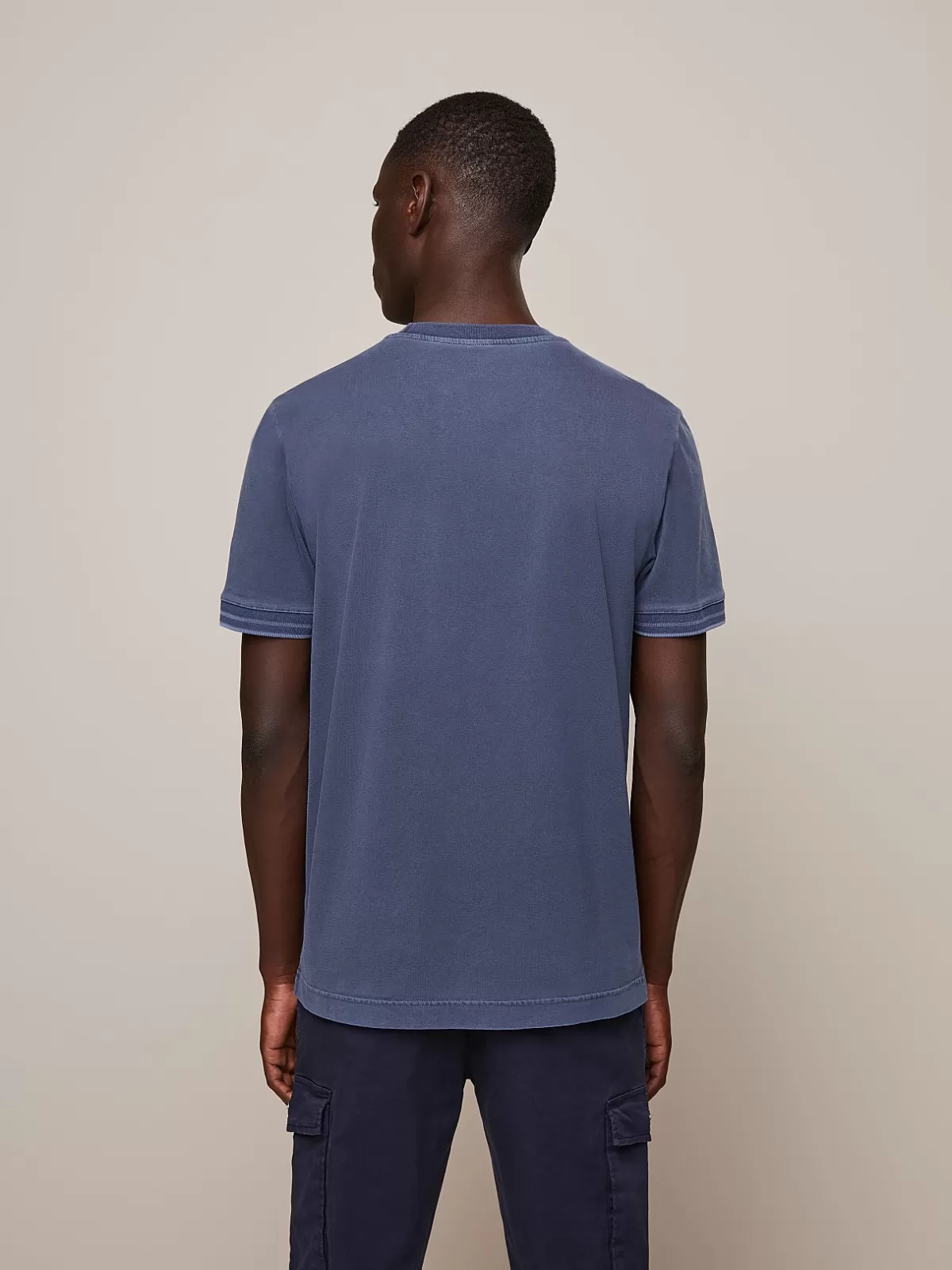 Flash Sale AlphaTauri Garment-Dyed Cotton T-Shirt Navy