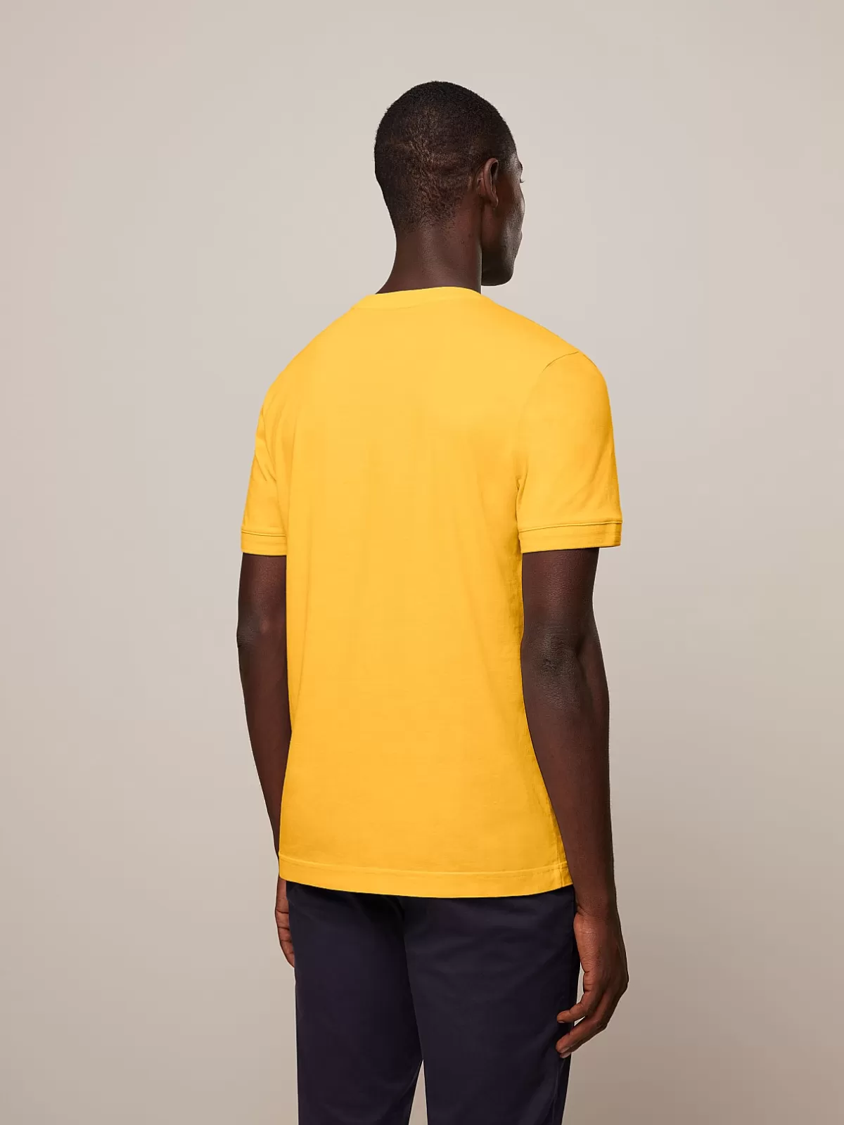 Clearance AlphaTauri Garment-Dyed Cotton T-Shirt Warm Yellow