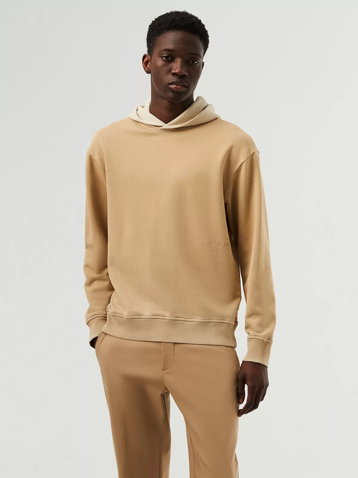 Sale AlphaTauri Gradient Hoodie Brown / Beige