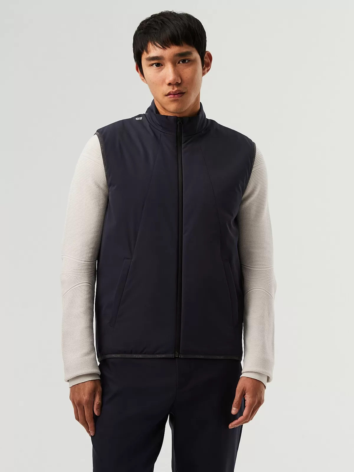 Cheap AlphaTauri Heatable And Water-Repellent Vest Navy