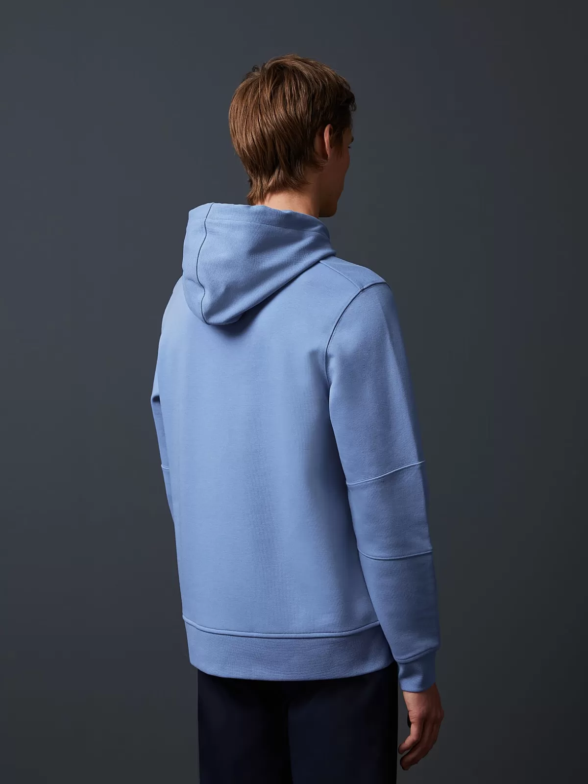 Store AlphaTauri Hoodie With Embossed Logo Detail Medium Blue