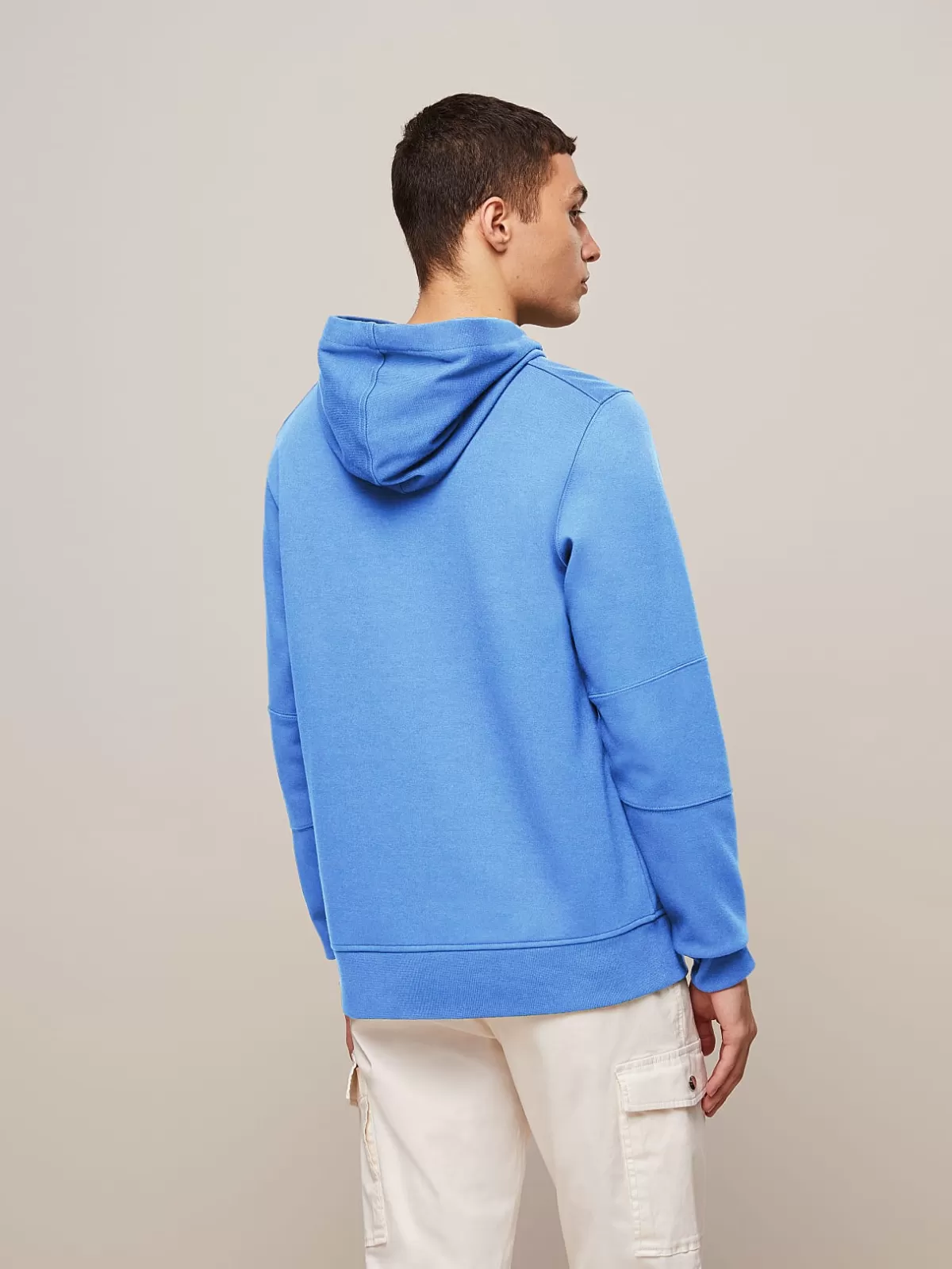 Outlet AlphaTauri Hoodie With Embossed Logo Detail Sky Blue