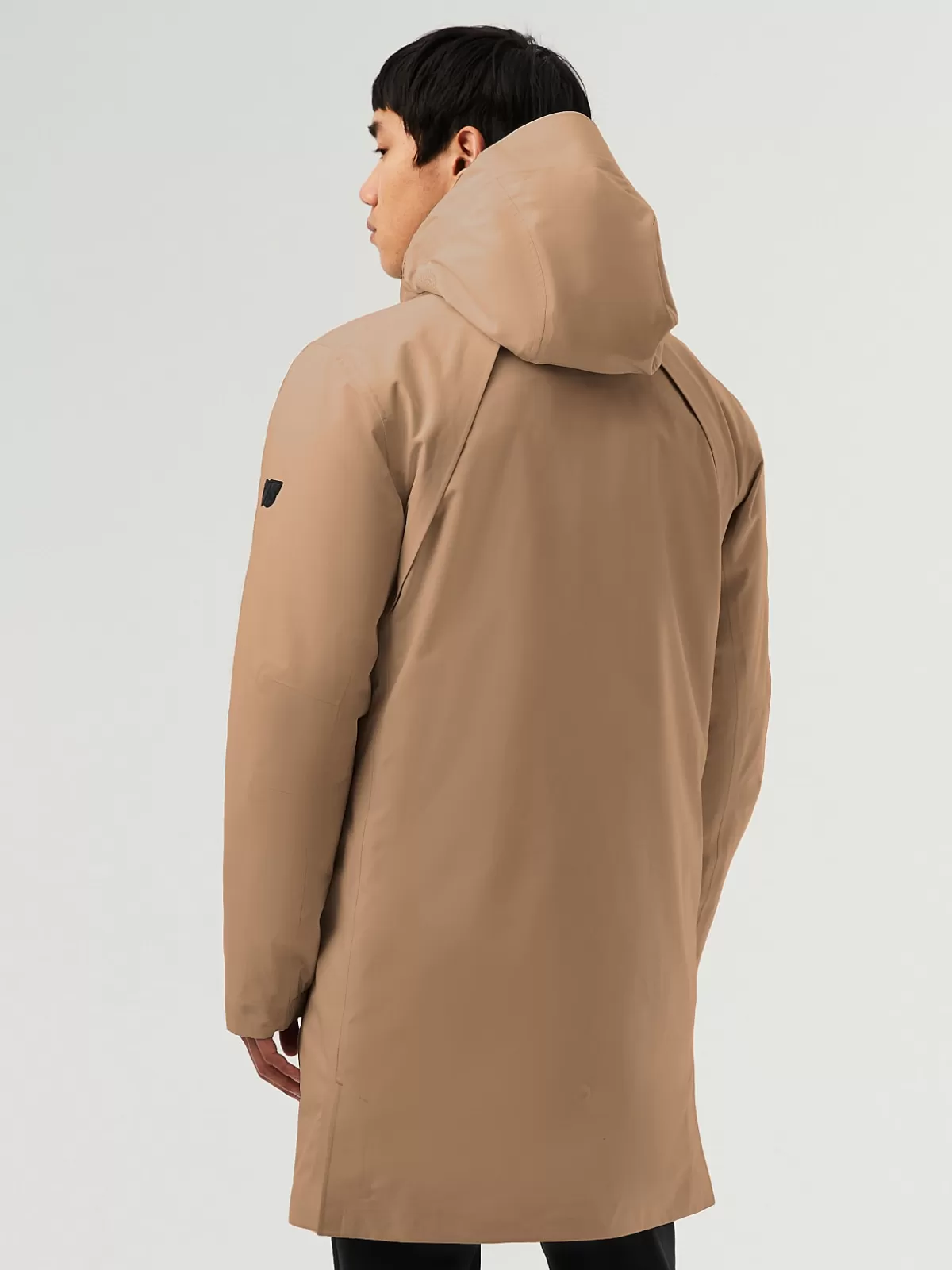 Sale AlphaTauri Iconic Packable Waterproof Taurobran® Parka Brown / Beige