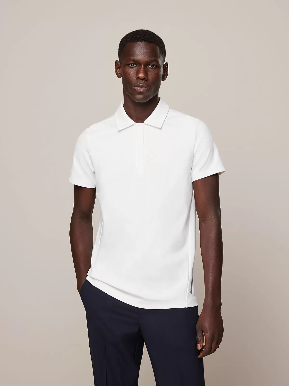 Outlet AlphaTauri Jersey Polo-Shirt Ivory