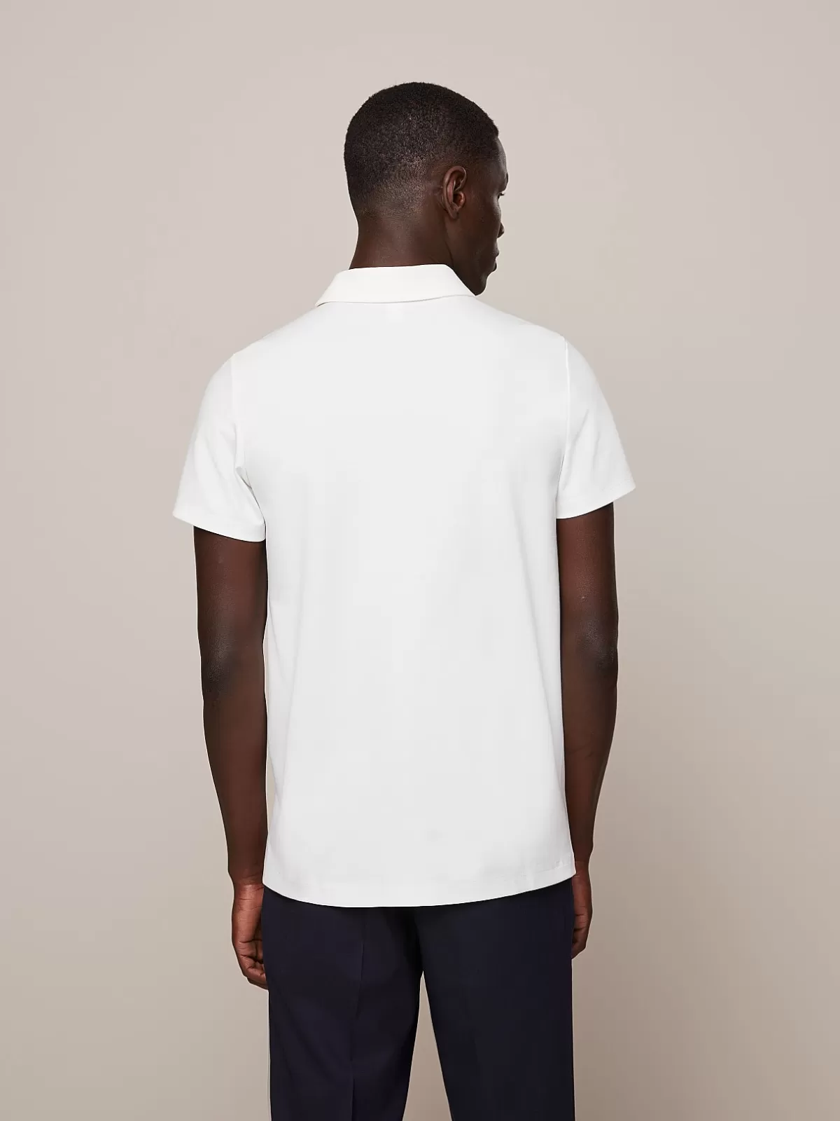 Outlet AlphaTauri Jersey Polo-Shirt Ivory