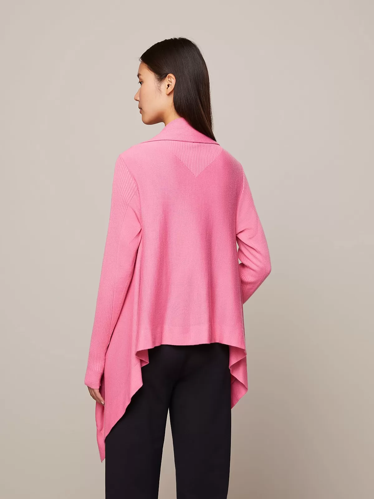 Hot AlphaTauri Knit Cashmere-Coolmax® Cardigan Flamingo