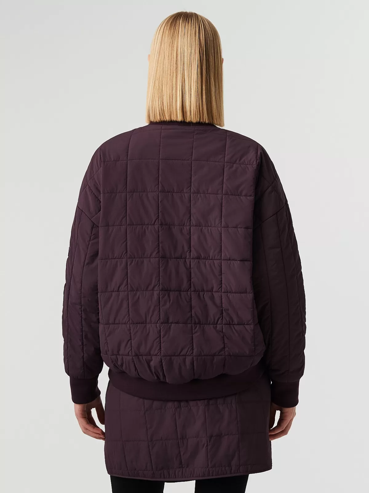 Outlet AlphaTauri Light Padded Primaloft® Bomber Jacket Plum