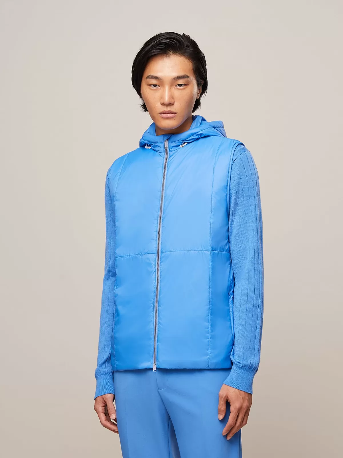 Online AlphaTauri Light Padded Primaloft® Vest Sky Blue