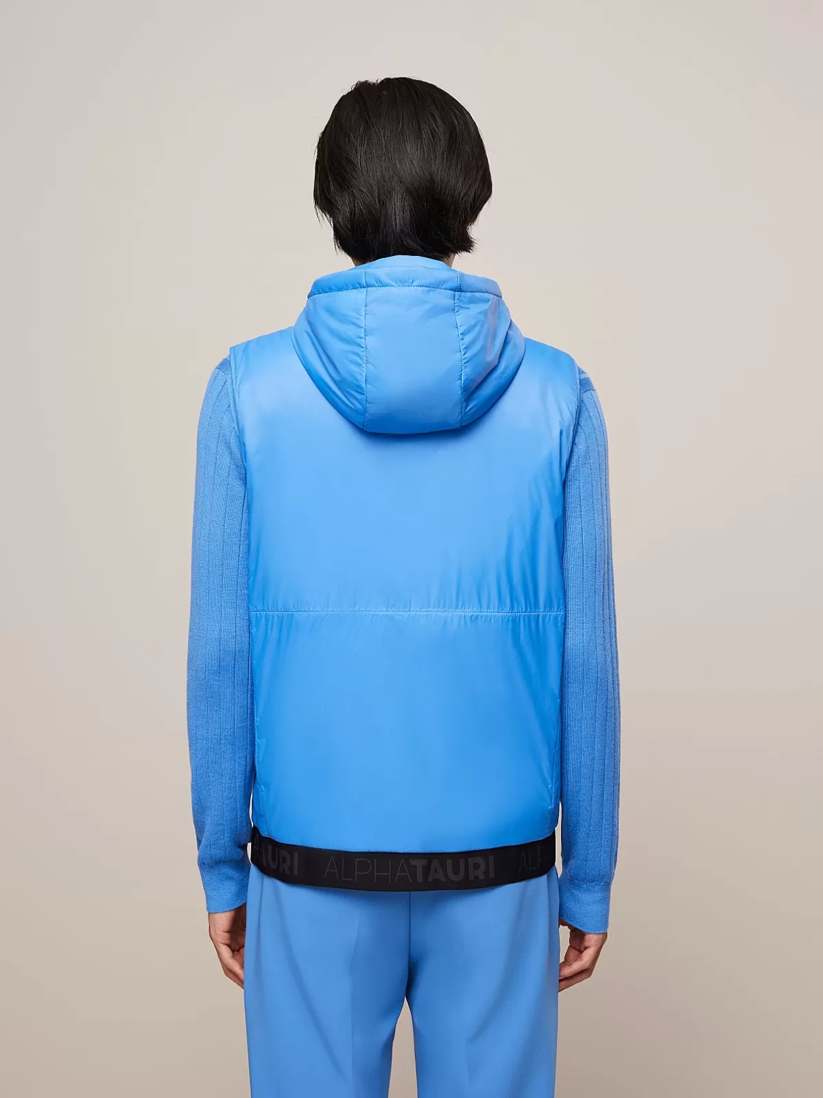 Online AlphaTauri Light Padded Primaloft® Vest Sky Blue