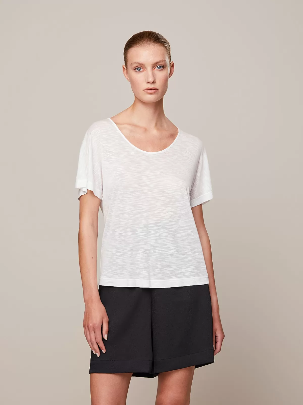 Clearance AlphaTauri Lightweight T-Shirt Ivory