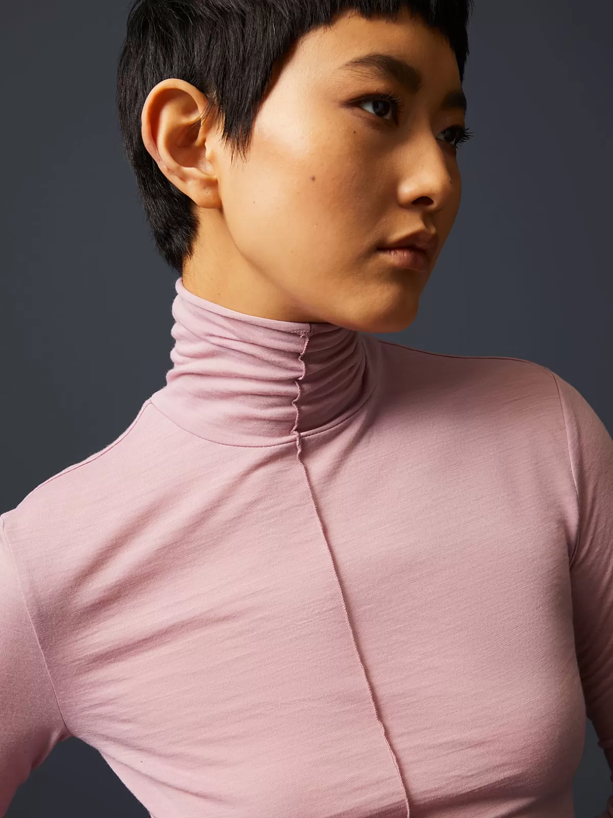 Online AlphaTauri Lightweight Wool-Blend Turtleneck Pale Lilac