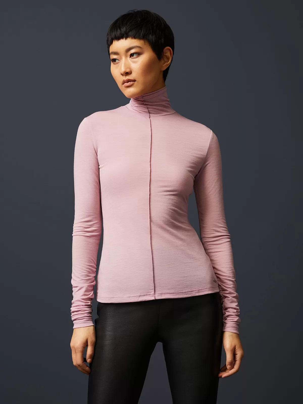 Online AlphaTauri Lightweight Wool-Blend Turtleneck Pale Lilac