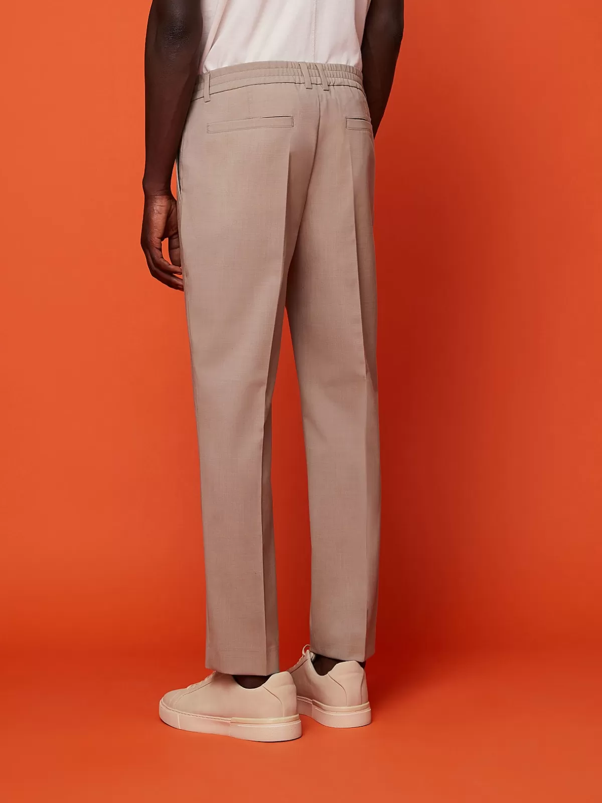 Sale AlphaTauri Lightweight Wool-Mix Pants Sand