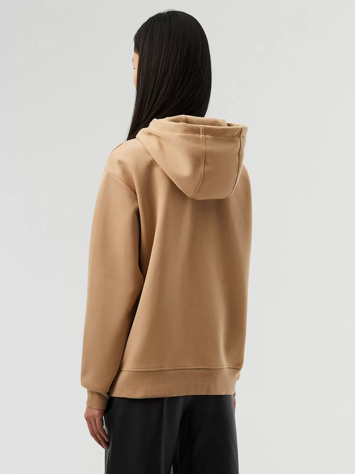 Sale AlphaTauri Logo Hoodie Brown / Beige