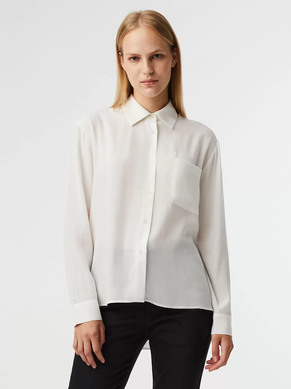 New AlphaTauri Long-Sleeved Blouse White