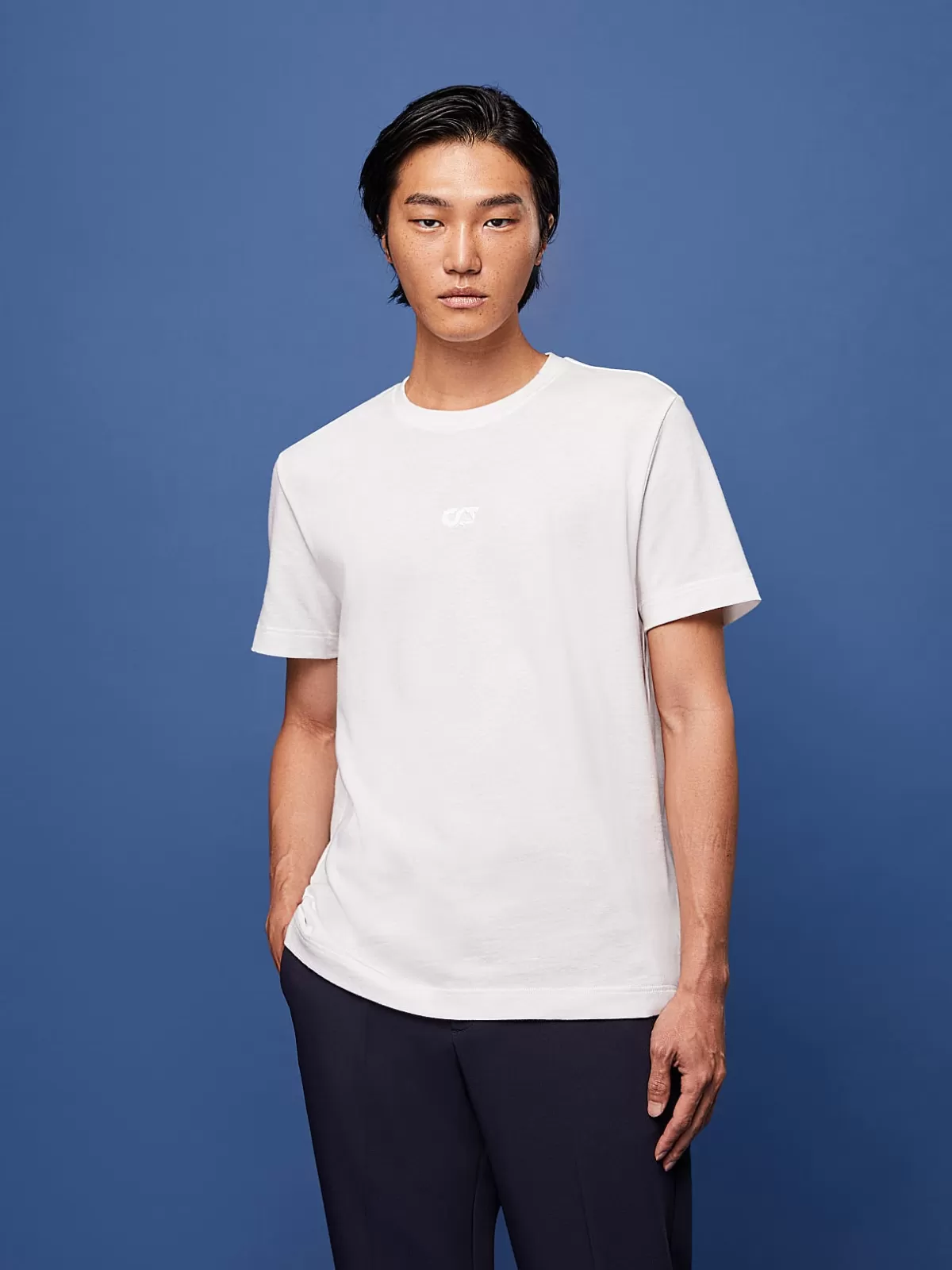 Fashion AlphaTauri Oversized Logo T-Shirt Ivory