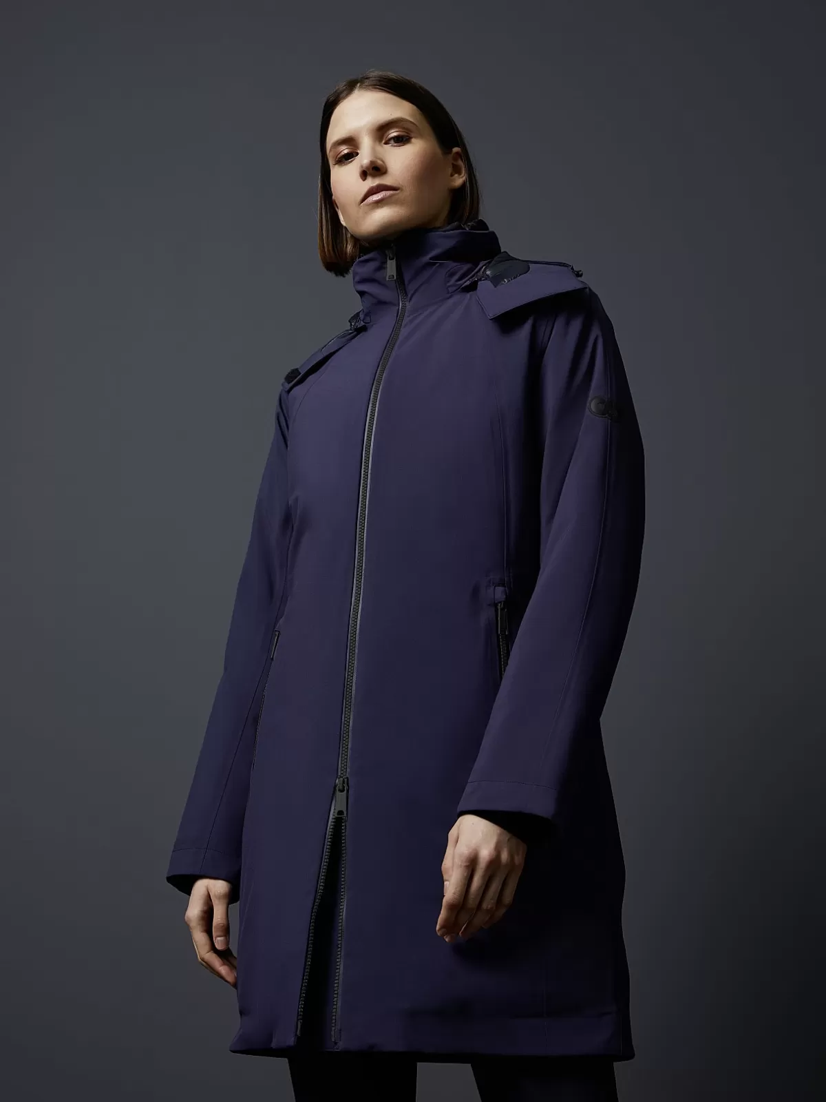 Shop AlphaTauri Packable Waterproof Taurobran® Parka Navy