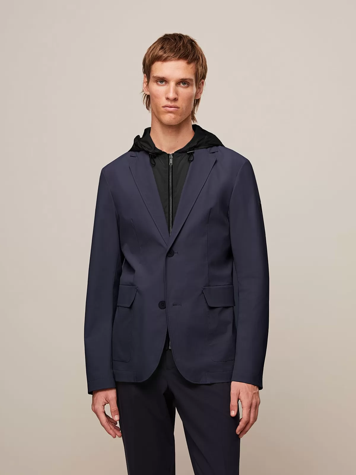 Cheap AlphaTauri Packable Water-Resistant Blazer Navy