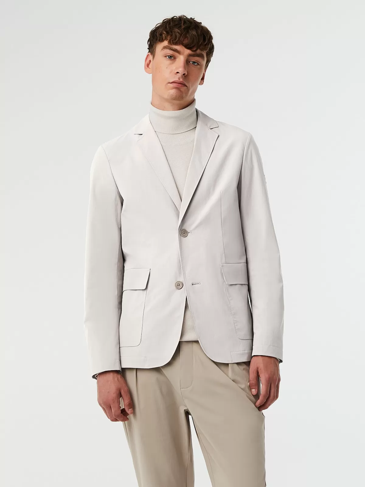 Cheap AlphaTauri Packable Water-Resistant Blazer Off White