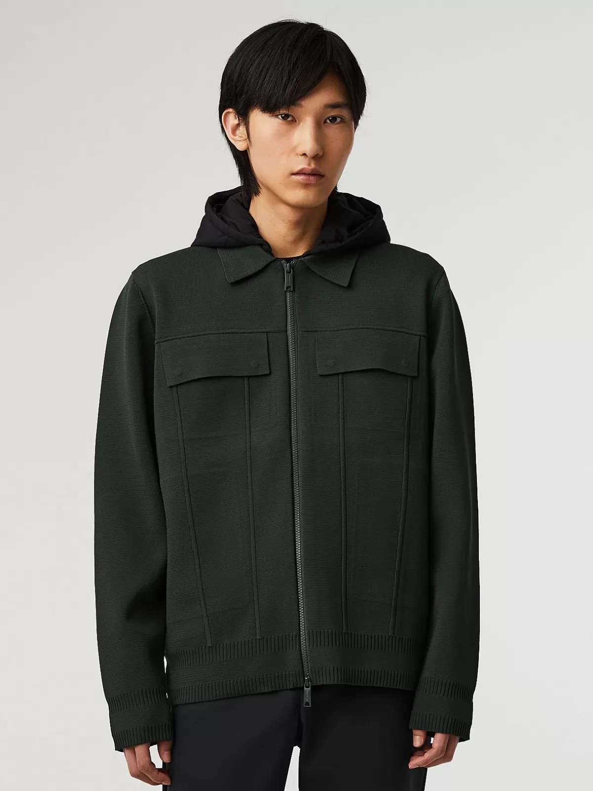 Discount AlphaTauri Performance Knit Jacket Dark Green