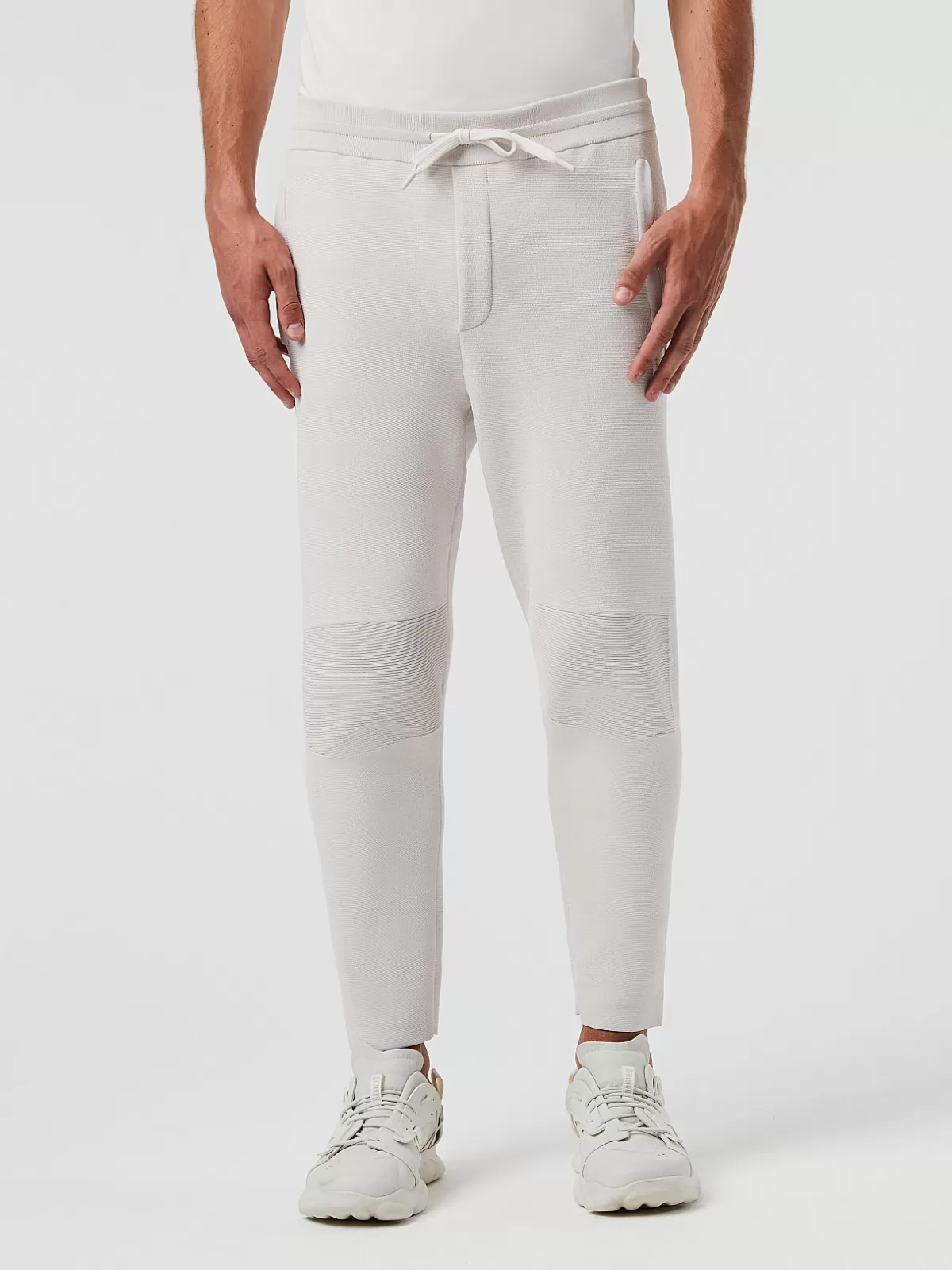 New AlphaTauri Performance Knit Pants Off White