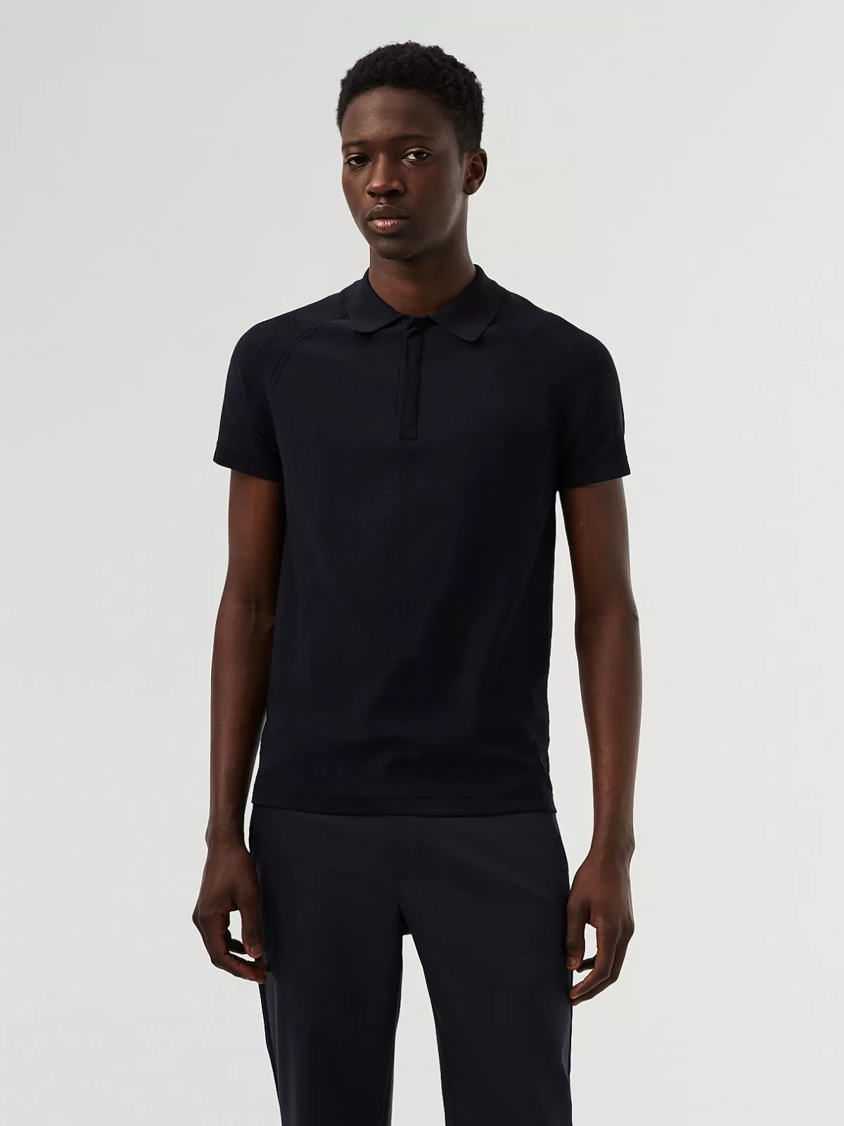 Store AlphaTauri Performance Knit Polo-Shirt Navy