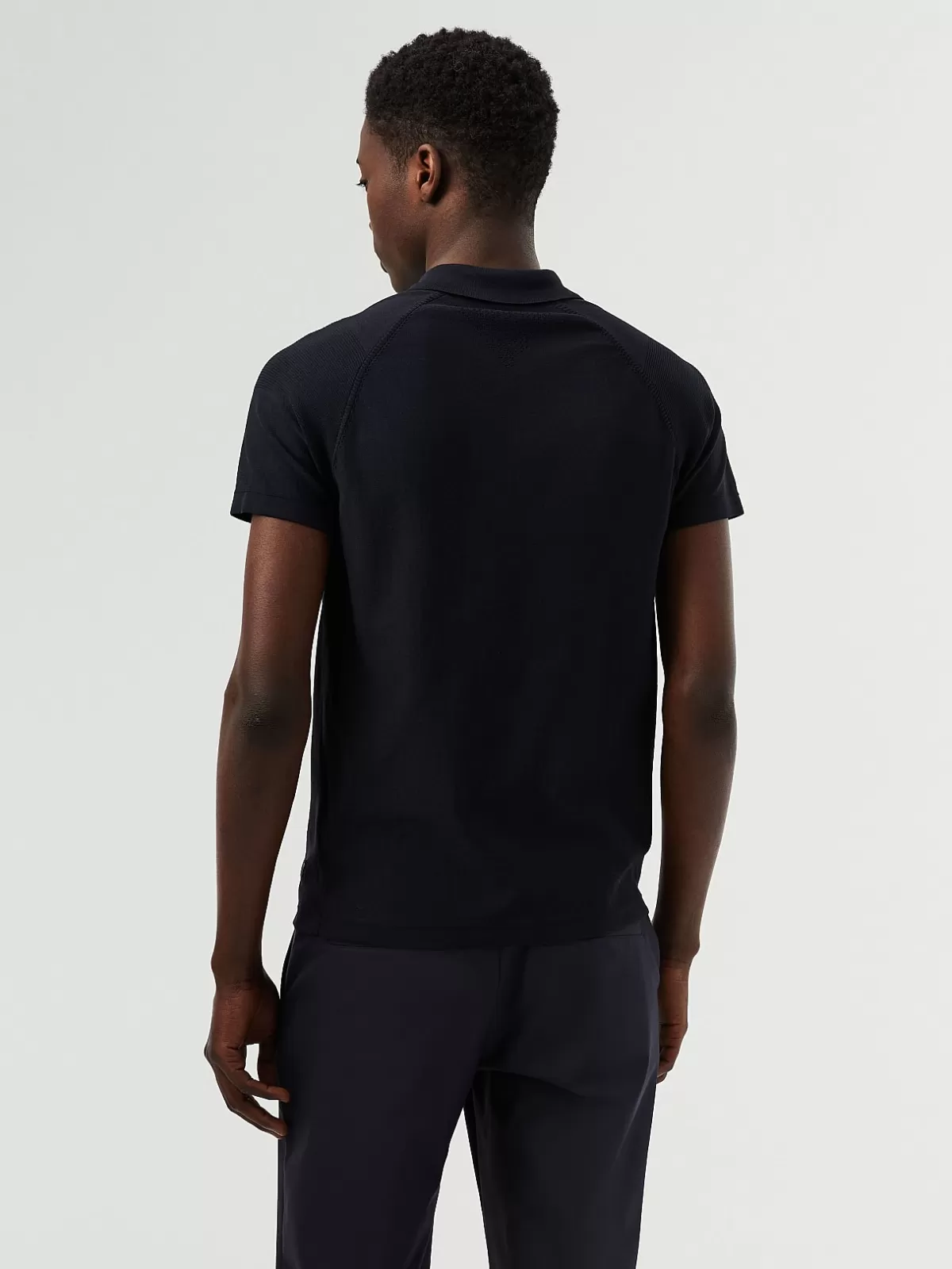 Store AlphaTauri Performance Knit Polo-Shirt Navy