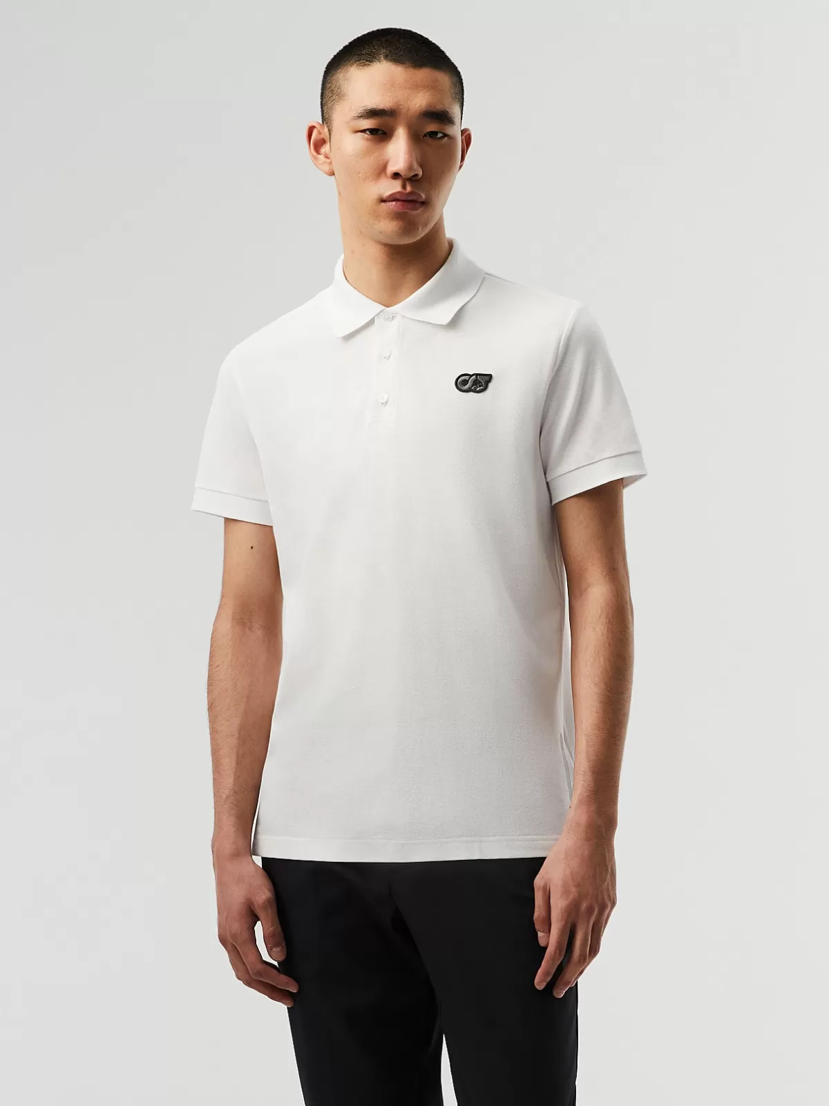 Cheap AlphaTauri Pique Polo-Shirt White