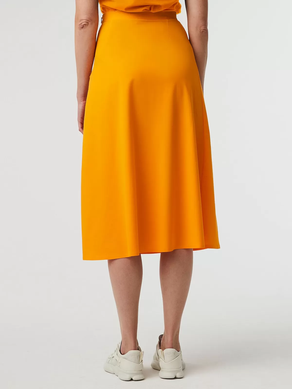 Cheap AlphaTauri Power Stretch Jersey Midi Skirt Warm Yellow