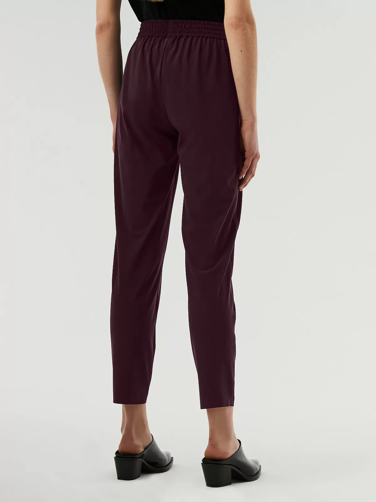 Sale AlphaTauri Power Stretch Jersey Tapered Pants Plum