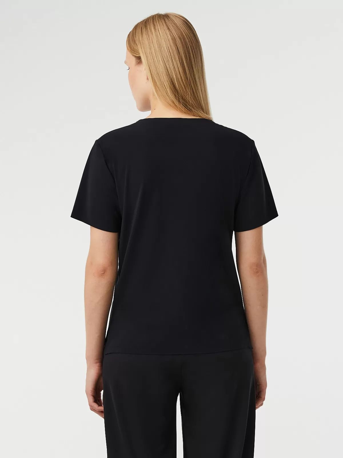 Shop AlphaTauri Power Stretch Jersey T-Shirt Black