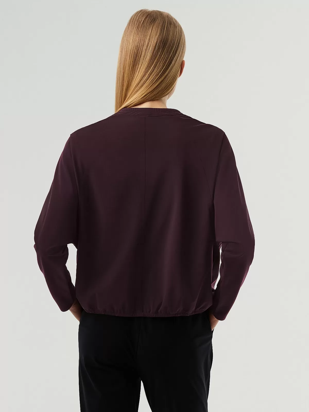 Discount AlphaTauri Power Stretch Jersey Zip Jacket Plum