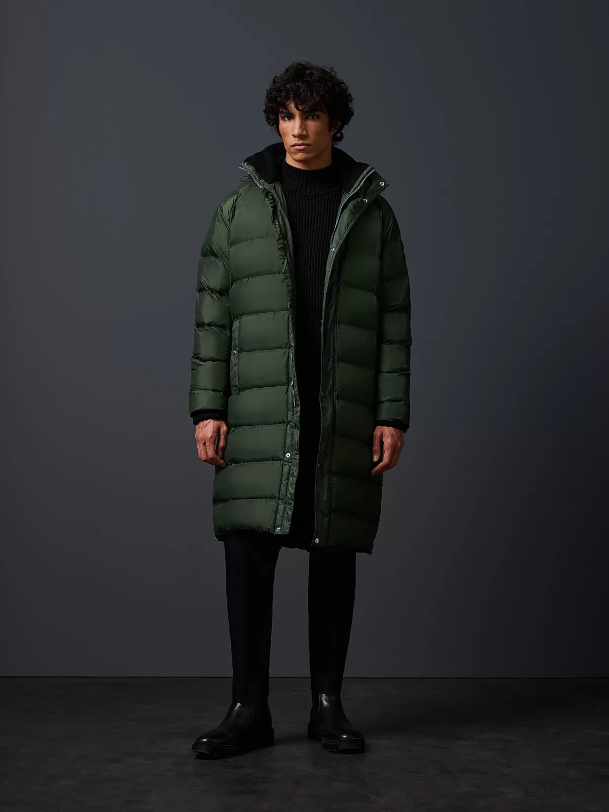 Flash Sale AlphaTauri Primaloft® Maxi Puffer Coat Green